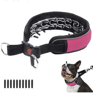 Collar for Dogs, Reflective No Pull Dog Adjustable Anti Pull Size M(16-18")